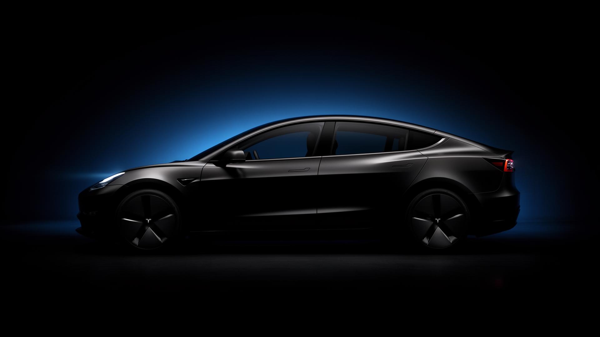 VELOX electric vehicle side profile emerging from darkness
